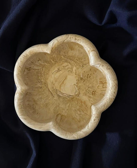 Marble petal dish